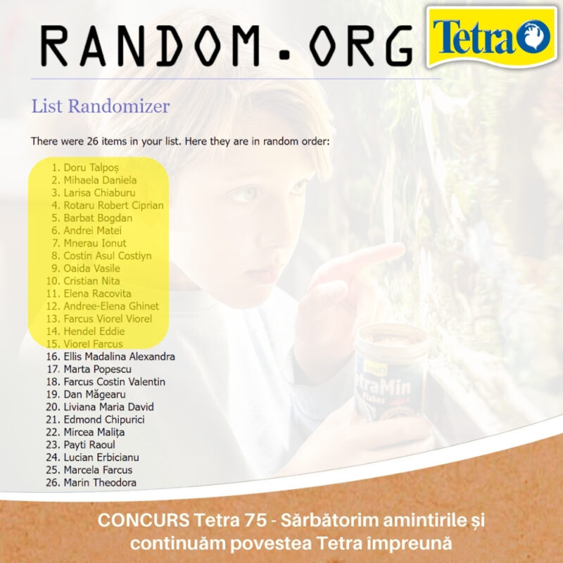 Concurs Tetra 75