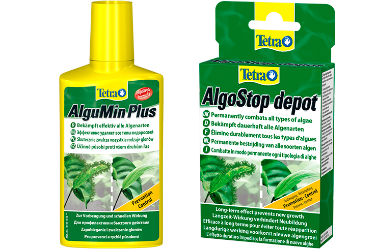 Tetra AlguMin і Tetra AlgoStop depot допоможуть у боротьбі з нитчастими водоростями